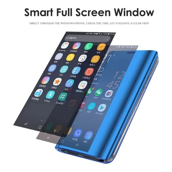 За Pocco M 5 Калъф Smart Mirror Флип Магнитен Кожена Притежателя Калъф За Телефон Xiaomi Poco M5 Poko Little M 5 Противоударная Делото