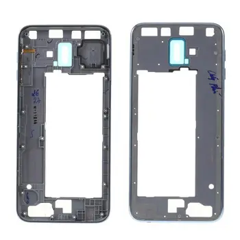 За Samsung Galaxy J6 Plus J6 + 2018 SM-J610 Черен/сив/Червен Цвят Задната част на Задната Рамка на корпуса на Средната Плоча Рамка