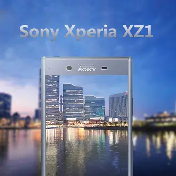За Sony Xperia XZ1 Протектор на екрана 3D Извити Пълно Покритие от Закалено Стъкло За Sony XZ1 Компактен Защитно Фолио на Капака G8342