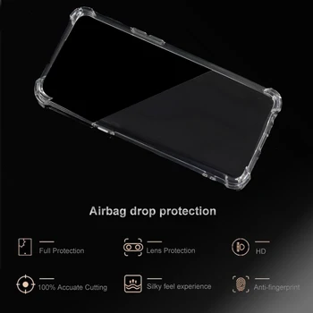 За Xiaomi Mi 11 Ultra 5G устойчив на удари HD Прозрачен Силиконов TPU Мек Калъф За Телефон Делото Калъф Funda