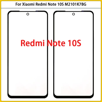 За Xiaomi Redmi Note 10 S M2101K7BG M2101K7BI M2101K7BNY Сензорен Панел LCD Дисплей от Предната Външна Стъклена Леща Сензорен Екран Colver Замяна