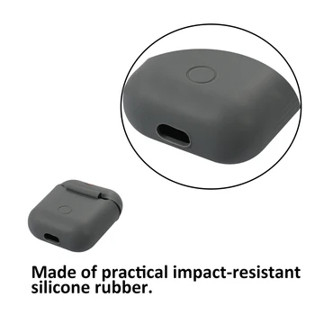 Защитен Силиконов Калъф За Слушалки Безжични Кутия За Съхранение на Слушалки БТ Преносими Седалките За Слушалки Защитен Ръкав за iPod