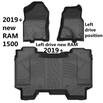 Използвайте за 2019 + нов Dodge Ram 1500 Laramie Longhor потребителски автомобилен всички сезони, авто мат TPO нов водоустойчив авто мат RAM 1500