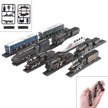 Имитация на Сглобяване на Модели Влакове Играчка Мини-Лотомоторный товарен Вагон с Песен