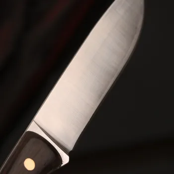 Истински M390 Шведски Прахобразен Стоманен нож на главния готвач ръчен труд за почистване на зеленчуци ножове за Рязане на Дръжката е от черно дърво