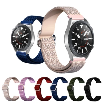 Каишка За Китката За Samsung Galaxy Watch 3 41 мм 45 мм и Каишка За Часовник Гума Найлонов Гривна За Galaxy Watch Active 2 40 мм 44 мм Гривна