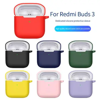 Калъф за слушалки Mutil-Colors, за Xiaomi Redmi Airdots 3, мек защитен калъф за слушалките от TPU За Redmi Рецептори 3, чанта с катарама