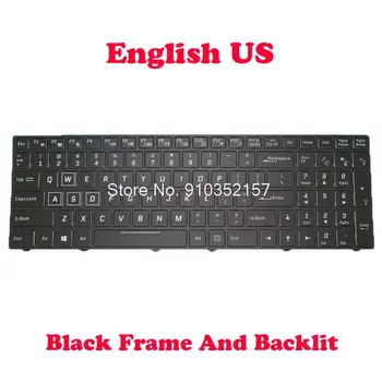 Клавиатура за лаптоп с подсветка на САЩ За CLEVO N850 PA70EP CVM15F23USJ430D 6-80-N8500-011-1 CVM15F23USJ430H 6-80-N8500-010-1 на Английски в САЩ