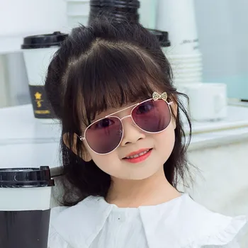Класически Детски Метални Слънчеви очила с антирефлексно покритие, Огледално Модни Кръгли Очила За момчета и момичета, Детски Vintage Слънчеви Очила с Uv400