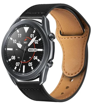 Кожена Каишка За Samsung Galaxy watch 4 Classic/Активни 2/3/42 мм/46 мм и 20 мм и 22 мм гривна Huawei GT/2/3 Pro Galaxy watch 4 каишка
