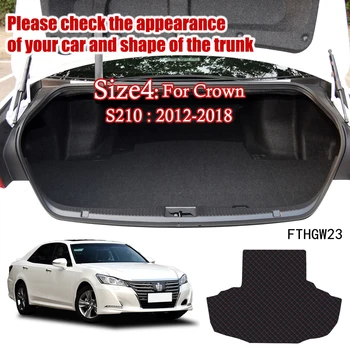 Кожена Подложка За Багажника На Автомобила На Toyota Crown 2003-2018 Подложка За Багажник Багажника S180 S200 S210 Товарни Втулки Заден Подложка За Crown