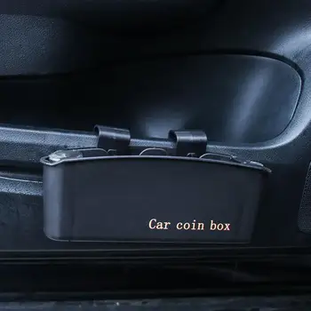 Кола Auto Вратата Виси Отстрани Боклук Монета Калъф Пластмасов Държач Телефон Кутия За Съхранение 2020