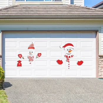 Коледен Снежен човек Магнитни Стикери за Хладилник Коледна Украса за Дома 2022 Коледна Украса Нова Година 2023 Подарък Навидад
