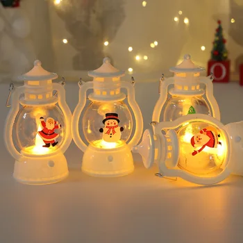 Коледна преносима малка маслена лампа Led лампа Коледна Украса За Дома Коледен Орнамент Коледа Навидад Натальный Нова Година 2023