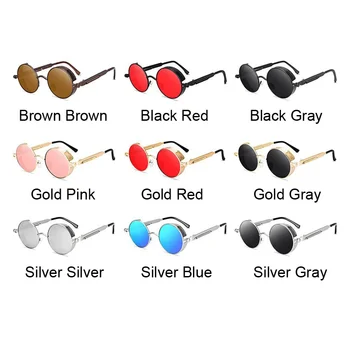 Кръгли Слънчеви Очила, Мъжки, Дамски Спортни Маркови Модни Дизайнерски Слънчеви Очила Мъжки Дамски Готически Steampunk Oculos De Sol Masculinos