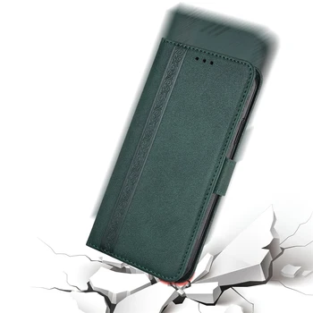 Луксозен Кожен Калъф-портфейл с Панти Капак за Huawei Y5p DRA-LX9 5,45 