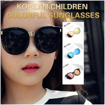 Мат Корейски детски Риболовни Слънчеви очила Baby Trend Слънчеви очила Цветни Светлоотразителни лещи Слънчеви очила срещу Ултравиолетовите UV400