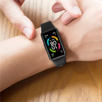 Меки Силиконови Въжета За Huawei Band 6 Sport Smart Wristband Подмяна На Гривната Blet За Huawei Honor 6 7 Correa