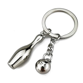 Метален Ключодържател Sport Key Chain - Гореща Разпродажба, Мини-Ключодържател за Боулинг, Сувенир, на Ключ за Кола, Подарък за Мъже и Жени