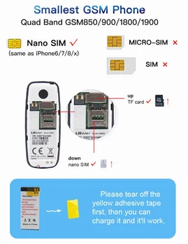 Мини Мобилен Телефон L8 Star Bm10 Най-Малкият Мобилен Телефон Gsm Hands Free Bluetooth Бутона на Слушалките Наречие Слушалки С Две SIM-карти 2022 Нова