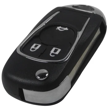 Модификация Флип Сгъваем Корпус Ключ за Chevrolet Cruze Camaro Sonic Volt Equinox Калъф за Дистанционно Ключ Keyless Fob 3 Бутона