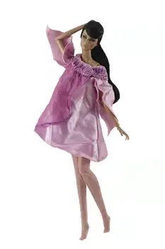 Модни Чорапогащи Балетное Рокля за Барби Кукла Екипировки, Дрехи Пола Топката Вечерна Рокля на Принцеса За Танци Vestidoes Децата си САМ 