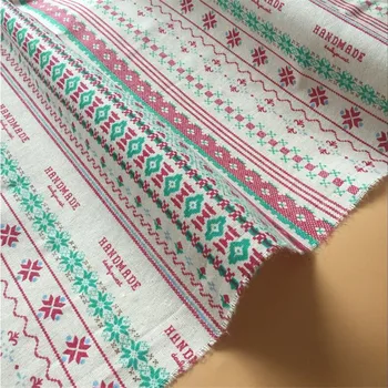 Мозайка chintz плащаницата цветен печат платно бельо платно плат САМ шевни материал за капитониране за текстилни занаяти