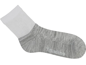 Мъжки 4 двойки от бамбук диабет чорапи за глезените с бесшовным чучур и меки подметки, размер L (размер на чорапи: 10-13)