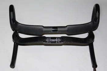 Най-новият пътен велосипеден волана, изработени от въглеродни влакна, въглеродни велосипеден Лост, извит прът, вътрешна употреба ручка31.8*400/420/440 мм