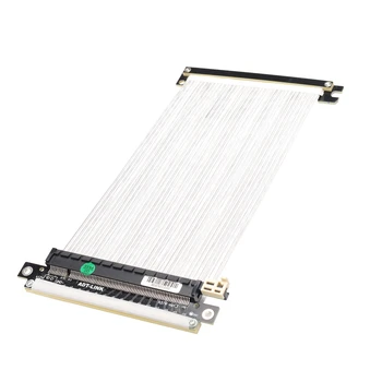 Нов Кабел-адаптер, PCIe X16 до X16 GEN4 Удължител за графична карта PCI Express 4.0 За дънната платка ITX Шаси A4 Mini PC-Калъф