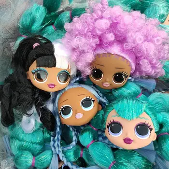 Нова Розова Висока стоп-моушън Главата Зелена Двойна Панделка 24 см Аксесоари за Кукли с Грим Обличам Играчки