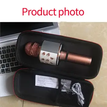 Нова Чанта За Съхранение На Микрофона Защитен Калъф Eva Кутия За Съхранение На Кабел Множество Чанта С Цип Чанта За Микрофони С Голям Капацитет