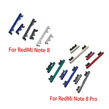 Новата работа на смени Бутон за Регулиране на силата на звука Страничен Клавиш За Xiaomi Redmi Note 7/7 Pro Note 8 Note 9 Pro 9S Бутон за Регулиране на силата на звука Страничен Бутон