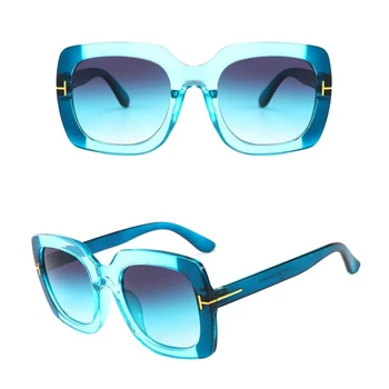 Нови Дизайнерски Щедри Квадратни Слънчеви Очила За Жени В ретро стил, Модерни Дамски Слънчеви Очила с UV400