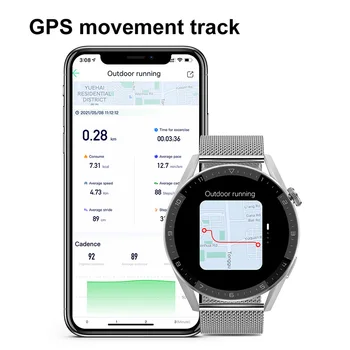 Новите Смарт Часовници NFC Luxury steel belt smartwatch GPS тракер активност на Bluetooth Предизвикателство Потребителски Комплект е по-добре, отколкото за HUAWEI watch gt