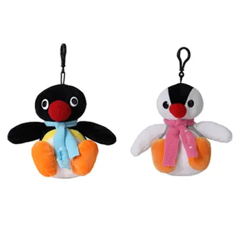 Новият Сладък Kawaii Пингу Пинг Пингвин Мини Плюшено мече Ключодържател Детски Плюшени Играчки Малък Пандент За Деца Подаръци от 15 СМ