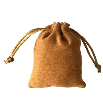 Обичай Подарък чанта От Велур 5x7 см 8x10 см 9x12 см 11x14 см Мигли Козметична Опаковка Чанти Бижута Фланелевый Лого Чанта