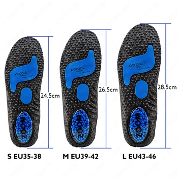 Обновете Спортна Амортизирующую Стельку ПУ Memory Foam Дишаща Супинатор Ортопедични Обувки Pad Мъжки Дамски Подметка