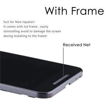 Оригинален За LG Nexus 5X LCD Дисплей H790 H791 H798 LCD Дисплей, Сензорен Екран на Таблета Събрание Рамка За LG 5X LCD Дисплей за Подмяна на