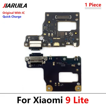 Оригинален Нов USB Порт За Зареждане на Такса Гъвкав Кабел Конектор резервни Части За Xiaomi Mi9 Mi 9 Lite Модул Микрофон