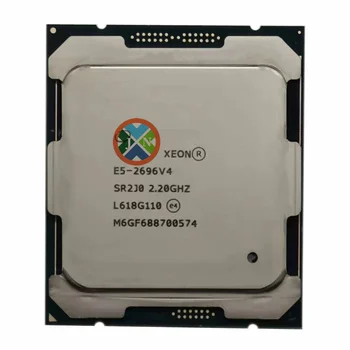 Оригинален процесор Xeon E5-2696V4 SR2J0 2,20 Ghz 22 Ядрото на 55 м LGA2011-3 E5-2696 V4 процесора E5 2696V4 Безплатна доставка