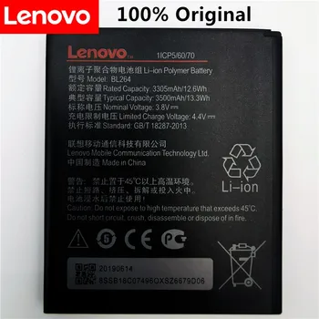 Оригинална батерия BL264 Батерия За Lenovo Vibe C2 Power За Lenovo Vibe C2 Power BL264 Батерии Bateria