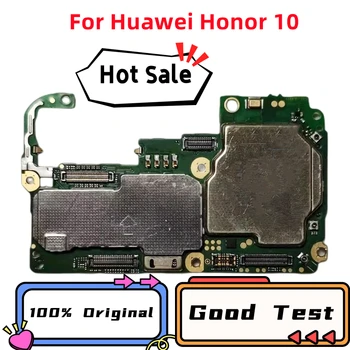 Оригиналната Напълно Работа За Huawei Honor 10 дънната Платка, 6 GB RAM И 64 GB 128 GB ROM, Разблокированная Оригинална Логическа такса дънната Платка