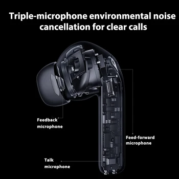 Оригинални Безжични Слушалки Xiaomi Рецептори 3 С Активно Шумопотискане TWS Bluetooth 5,2 Слушалки Безжични слушалки 2022 НОВИ