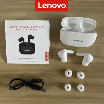 Оригинални Слушалки Lenovo HT05 TWS Bluetooth С Докосване, Безжичен Водоустойчив Спортни Слушалки, стерео слушалки Hi-FI