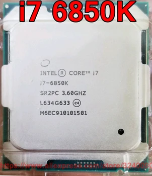 Оригиналния cpu Intel CORE i7 6850K Процесор i7-6850K 3,60 Ghz 15 M С 6-Ядрен Socket2011-3 Безплатна доставка
