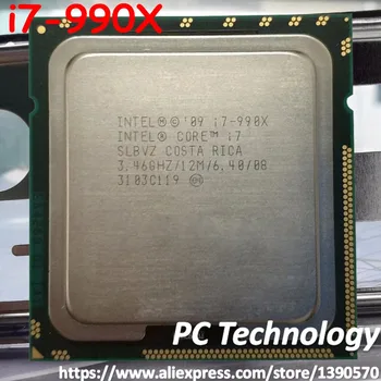 Оригиналния cpu Intel Core i7-990X Extreme Edition i7 990X от 3.46 Ghz 6-Ядрени 12 М Кеш LGA1366 Процесор 130 W безплатна доставка