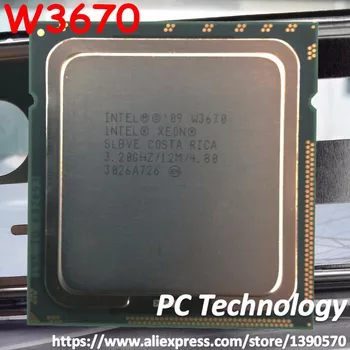 Оригиналния cpu Intel Xeon W3670 3,20 Ghz 6-Ядрени 12 М Кеш LGA1366 Процесор 130 W безплатна доставка