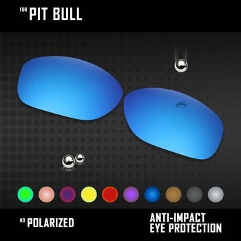 Подмяна на лещи OOWLIT За слънчеви очила Oakley-Pit Bull OO9127 с Поляризация - Цветни