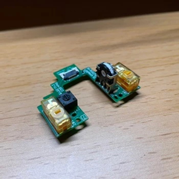 Подходящ за безжична геймърска мишка на Logitech G Pro Горната бутон на дънната платка за клавиатура с TTC Прахоустойчив, златна Micro Sw